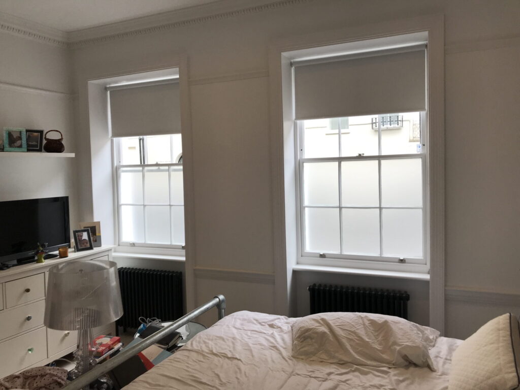 Frosted Window Films with Blinds